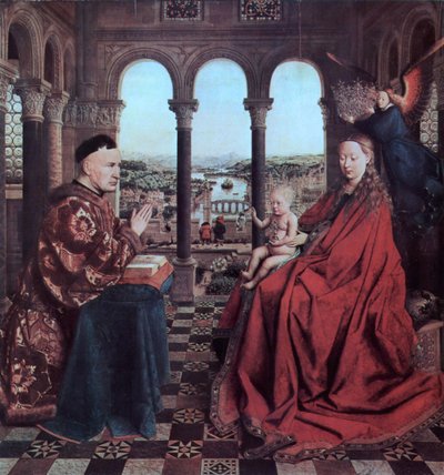 Chancelier Rolin priant devant la Vierge - Jan van Eyck